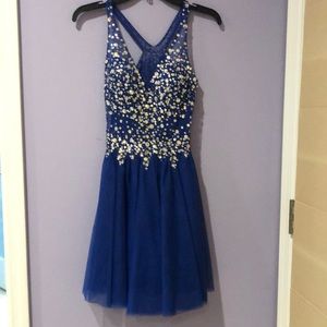 Girls blue dress